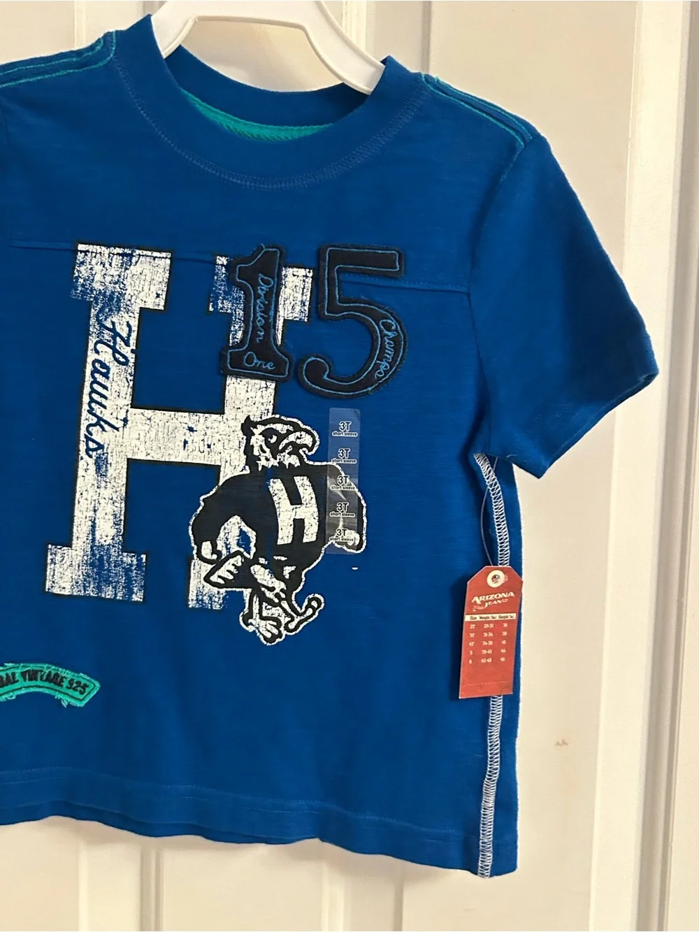 NWT-Boys Arizona Jean Company Royal Blue H15 Graphic Tee